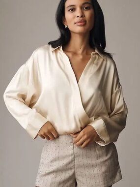 NWT Maeve Anthropologie Twofer Romper Sz Small